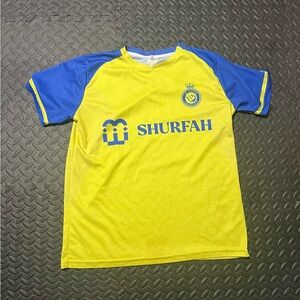 Shurfah Yellow & Blue Men’s Football Jersey